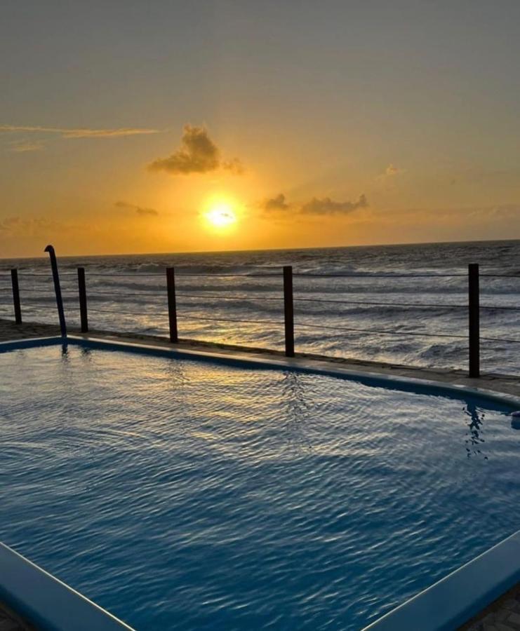 Casa Em Condominio, Beira Mar E Piscina Barra De Sao Miguel - Maceio- Al Exteriör bild