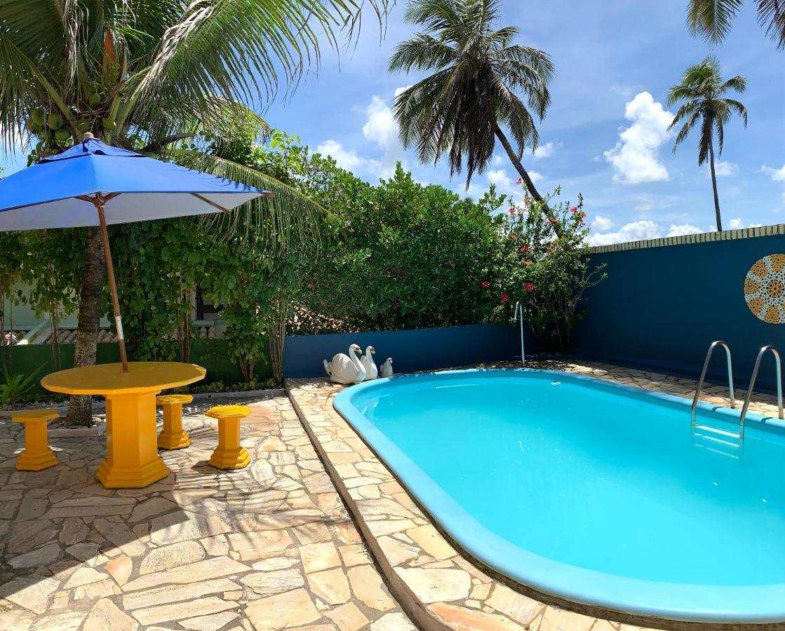 Casa Em Condominio, Beira Mar E Piscina Barra De Sao Miguel - Maceio- Al Exteriör bild
